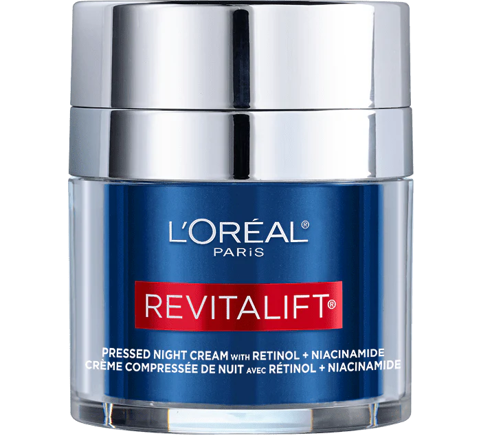 Pressed Night Moisturizer with Retinol + Niacinamide